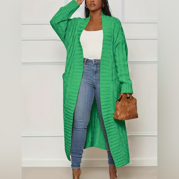 Yimansha Sweaters - NWT Women’s Soft Cable Knit Cardigan Sizes 1X